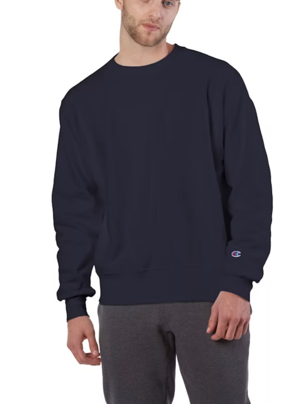 NEW Champion Men’s Powerblend Crewneck Sweatshirt size: L